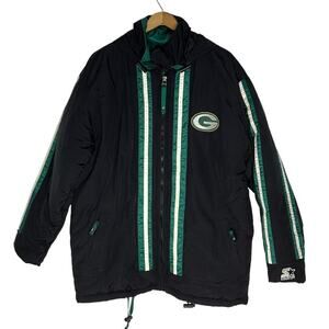 Vintage Green Bay Packers NFL Winter Starter Jacket Men's Medium